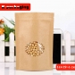 5 pcs Wholesale Food Grade Stand up Ziplock Kraft Pouch Custom Paper Bag Manufacturers